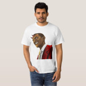 President Barack Obama als duivelse halloween T-shirt (Voorkant volledig)