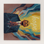 President Barack Obama and the Message of Hope Met Legpuzzel (Horizontaal)