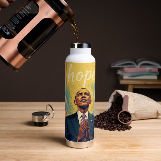 President Barack Obama and the Message of Hope  Waterfles (Koffie)