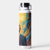 President Barack Obama and the Message of Hope  Waterfles (Achterkant)