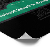 President Barack Obama Ave. Poster (Hoek)