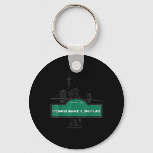 President Barack Obama Ave. Sleutelhanger (Voorkant)