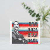 President Barack Obama Briefkaart (Staand voorkant)