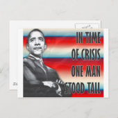 President Barack Obama Briefkaart (Voorkant / Achterkant)