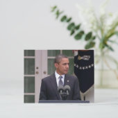 President Barack Obama Briefkaart (Staand voorkant)