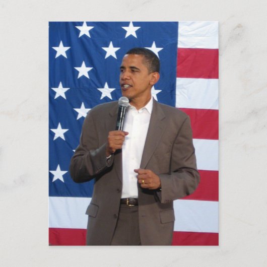 President Barack Obama Briefkaart (Voorkant)