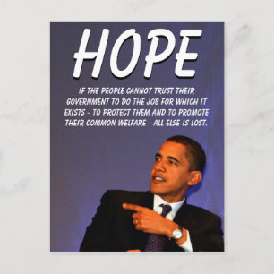 President Barack Obama Briefkaart