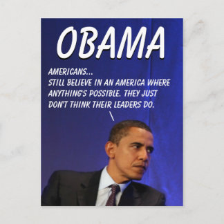 President Barack Obama Briefkaart