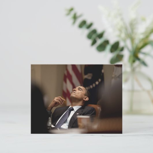 President Barack Obama Briefkaart (Staand voorkant)