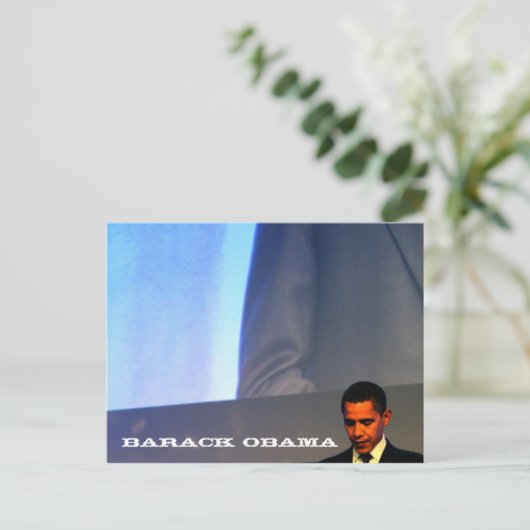 President Barack Obama -  Briefkaart (Staand voorkant)