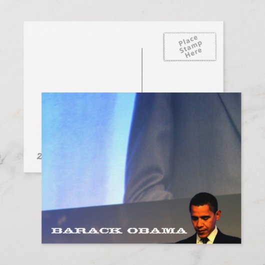 President Barack Obama -  Briefkaart (Voorkant / Achterkant)
