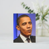 President Barack Obama Briefkaart (Staand voorkant)