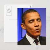 President Barack Obama Briefkaart (Voorkant / Achterkant)