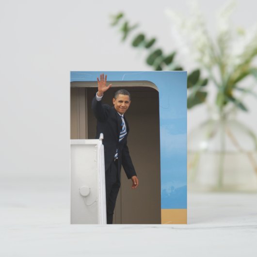 President Barack Obama Briefkaart (Staand voorkant)