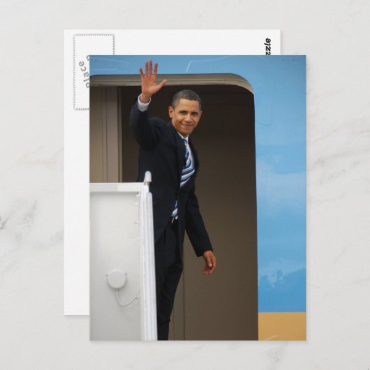 President Barack Obama Briefkaart (Voorkant / Achterkant)