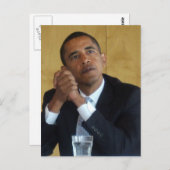 President Barack Obama Briefkaart (Voorkant / Achterkant)