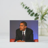 President Barack Obama Briefkaart (Staand voorkant)