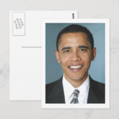 President Barack Obama Briefkaart (Voorkant / Achterkant)
