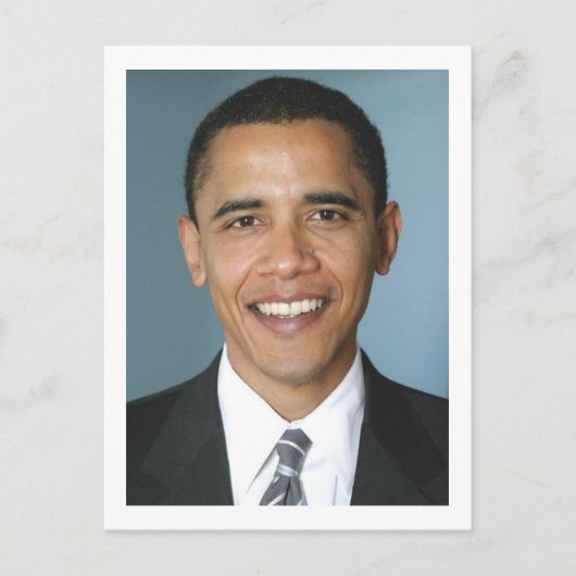 President Barack Obama Briefkaart (Voorkant)