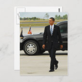 President Barack Obama Briefkaart (Voorkant / Achterkant)
