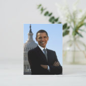 President Barack Obama Briefkaart (Staand voorkant)