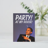 President Barack Obama Briefkaart (Staand voorkant)