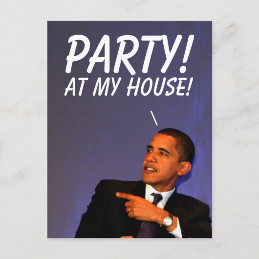 President Barack Obama Briefkaart (Voorkant)
