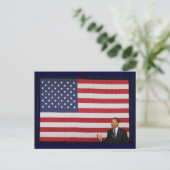 President Barack Obama Briefkaart (Staand voorkant)