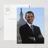 President Barack Obama Briefkaart (Voorkant / Achterkant)