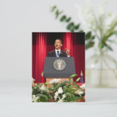 President Barack Obama Briefkaart (Staand voorkant)