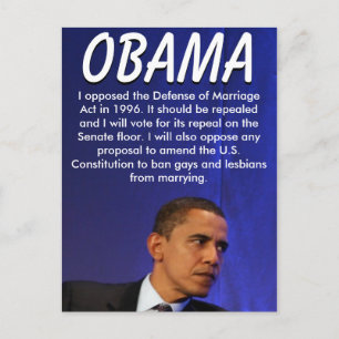 President Barack Obama Briefkaart