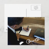 President Barack Obama Briefkaart (Voorkant / Achterkant)