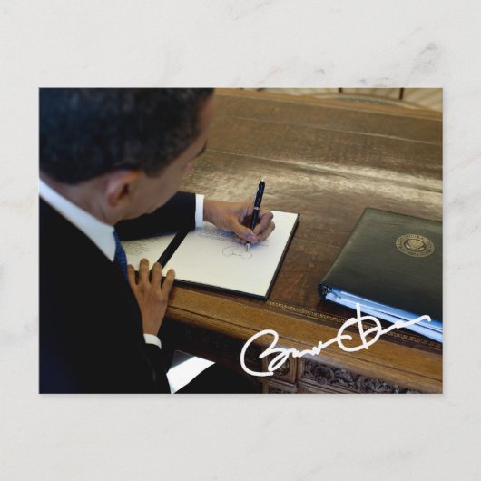 President Barack Obama Briefkaart (Voorkant)