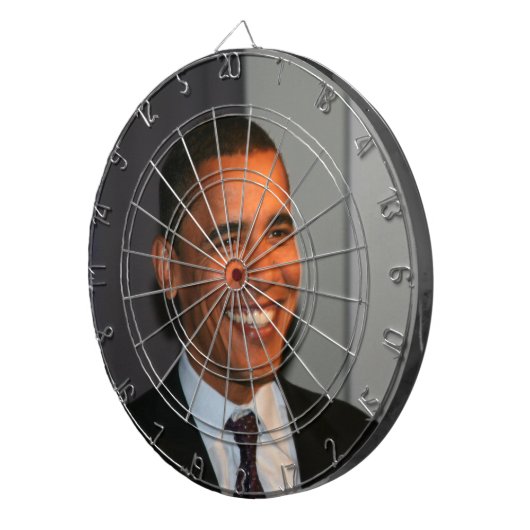 President Barack Obama Bullseye Dartbord (Voorkant Rechts)