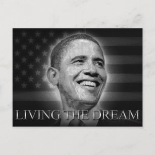 President Barack Obama - De droom leven Briefkaart