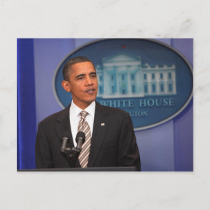 President Barack Obama doet een aankondiging