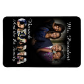 President Barack Obama en First Family Large Magneet (Horizontaal)
