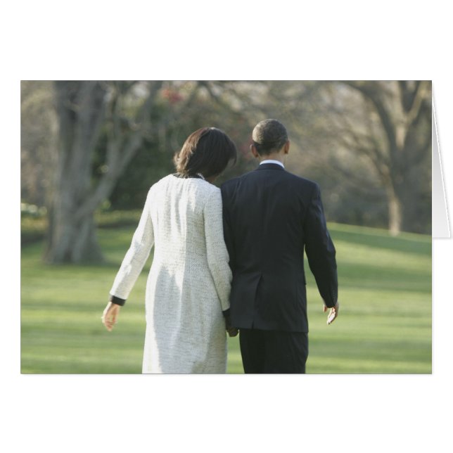 President Barack Obama en First Lady Michelle (Voorkant Horizontaal)
