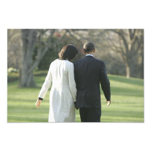 President Barack Obama en First Lady Michelle Foto Afdruk (Voorkant)