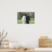 President Barack Obama en First Lady Michelle Poster (Keuken)