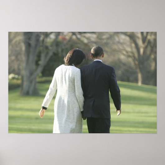 President Barack Obama en First Lady Michelle Poster (Voorkant)
