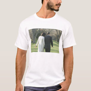 President Barack Obama en first lady Michelle T-shirt