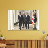 President Barack Obama en voormalige presidenten Canvas Afdruk (Insitu (Woonkamer))