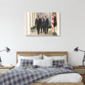 President Barack Obama en voormalige presidenten Canvas Afdruk (Insitu (Slaapkamer))