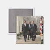President Barack Obama en voormalige presidenten Magneet (Voorkant / Achterkant)
