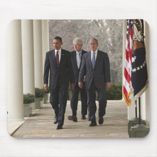 President Barack Obama en voormalige presidenten Muismat (Voorkant)