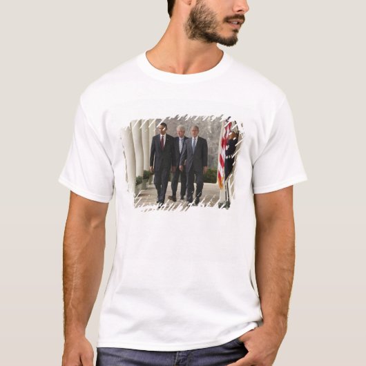 President Barack Obama en voormalige presidenten T-shirt (Voorkant)