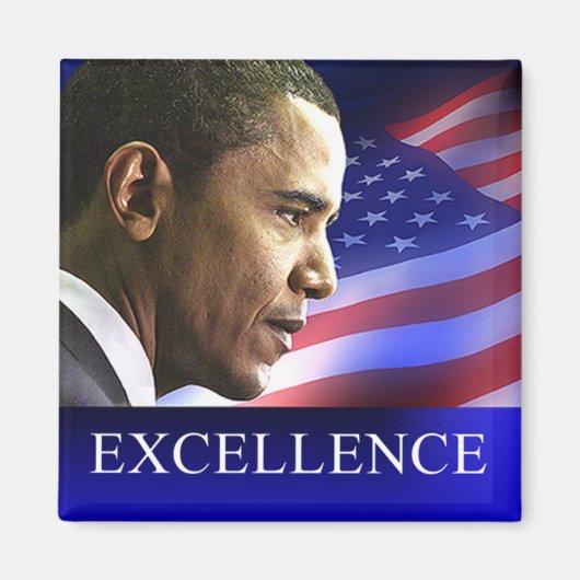 President Barack Obama excellentiemagneet Magneet (Voorkant)