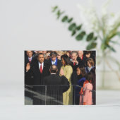 President Barack Obama & Family Briefkaart (Staand voorkant)