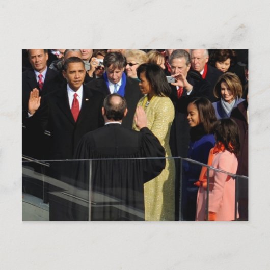 President Barack Obama & Family Briefkaart (Voorkant)